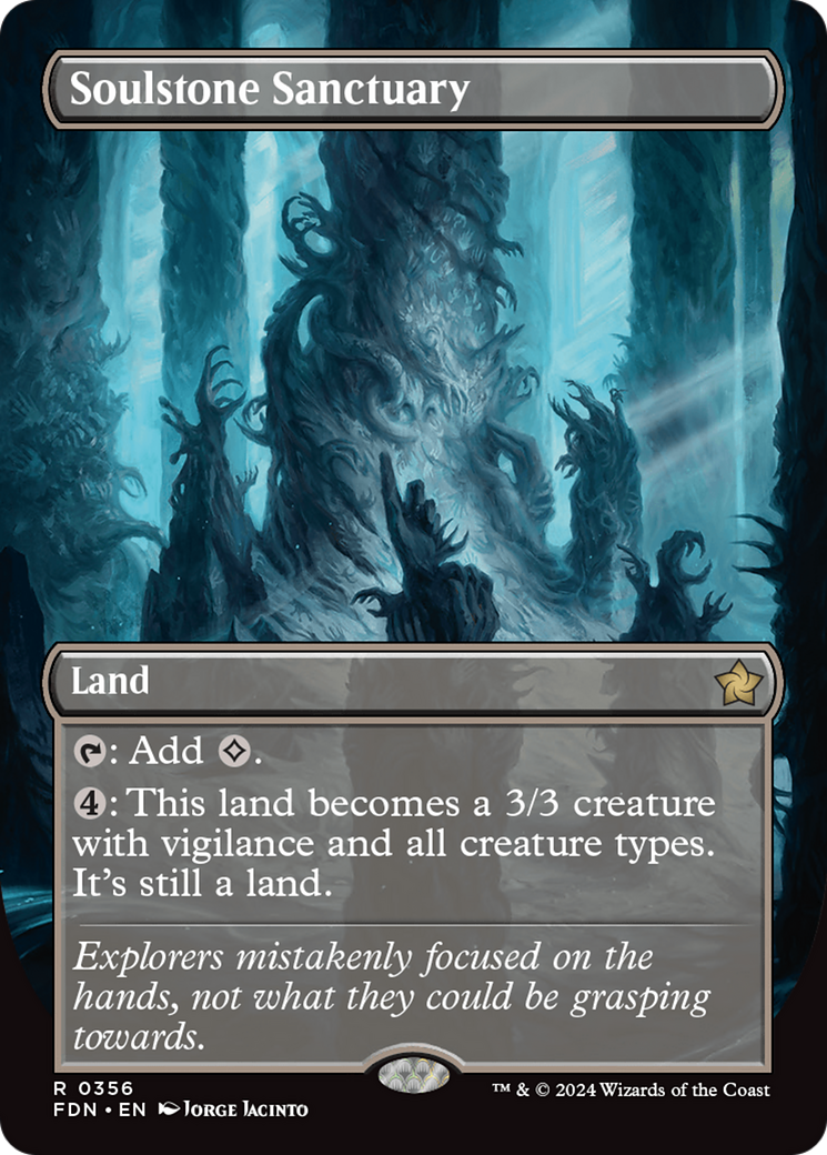Soulstone Sanctuary (FDN-356) [Foundations] (Borderless) MTG Single Wizards of the Coast