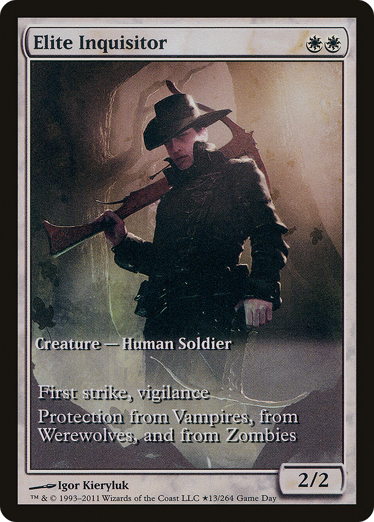 Elite Inquisitor (GAME-013) [Innistrad Promos] Foil MTG Single Wizards of the Coast
