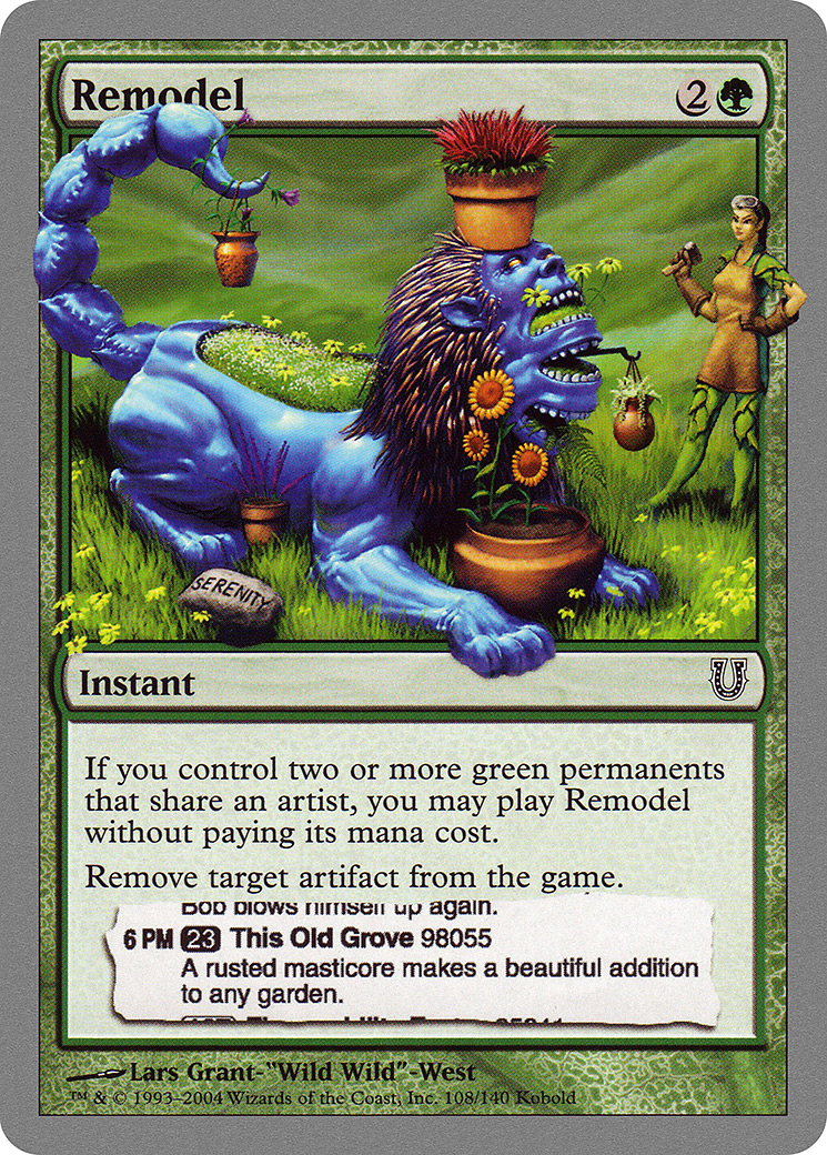 Remodel (UNH-108) [Unhinged] MTG Single Wizards of the Coast