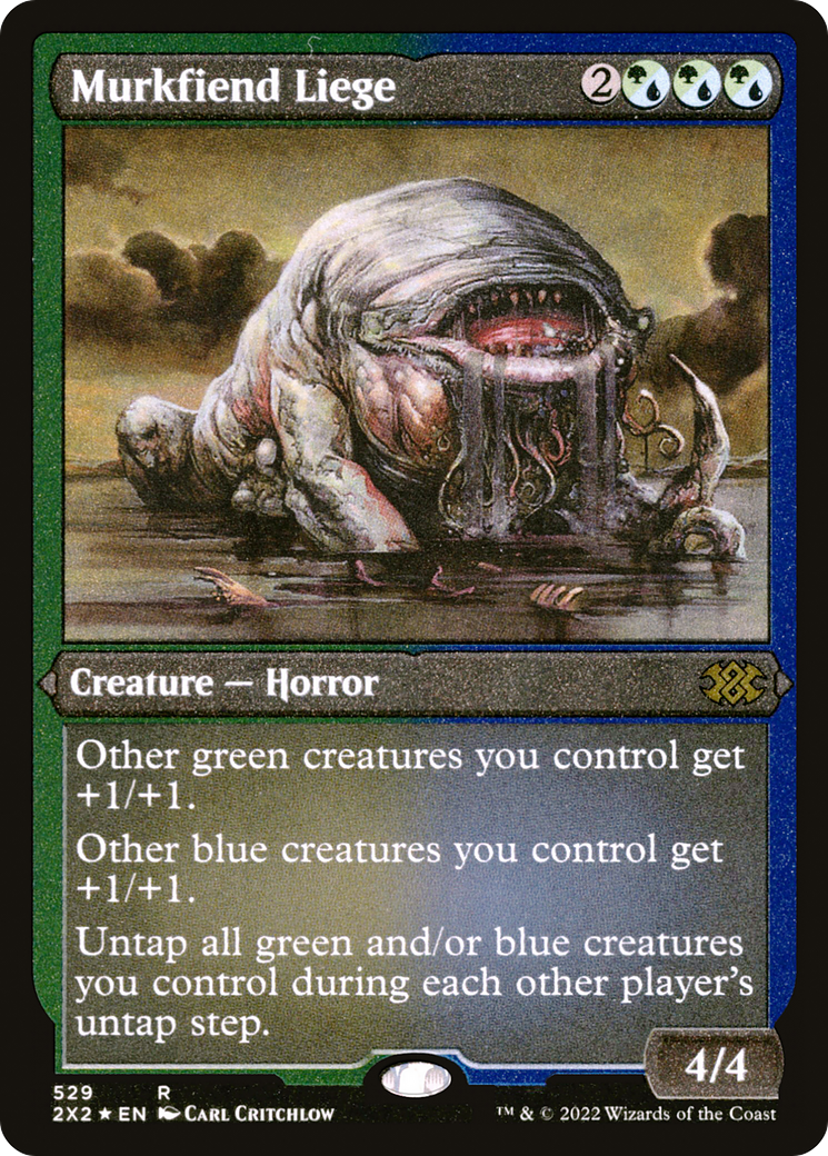 Murkfiend Liege (Foil Etched) (2X2-529) [Double Masters 2022] Foil MTG Single Wizards of the Coast