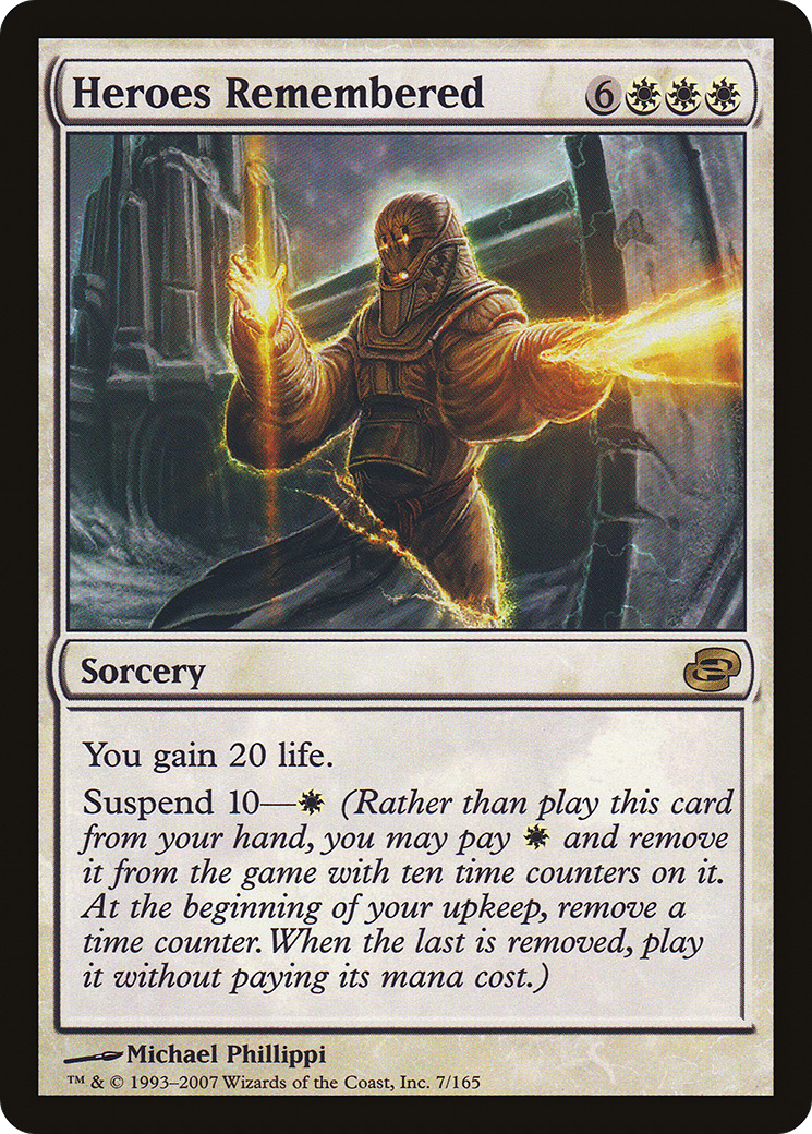 Heroes Remembered (PLC-007) [Planar Chaos] Foil MTG Single Planar Chaos