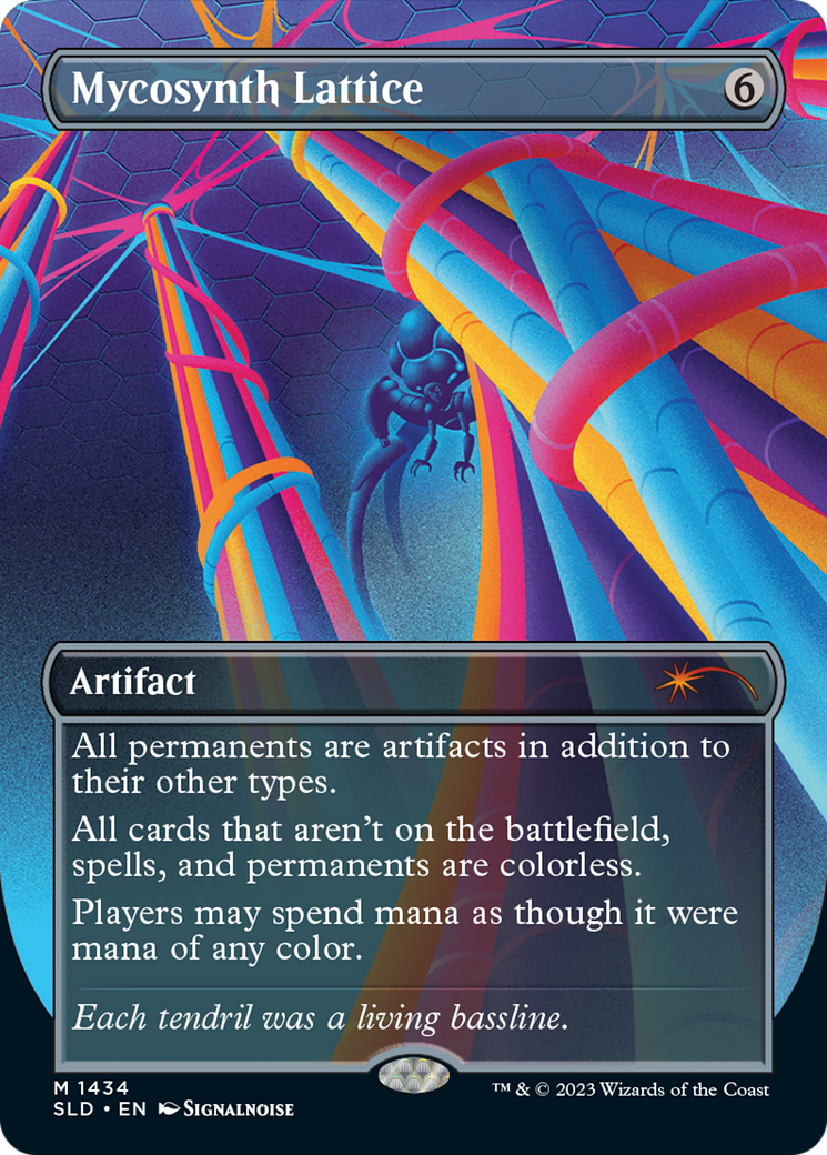 Mycosynth Lattice (SLD-1434) [Secret Lair] Drop (Borderless) MTG Single Wizards of the Coast