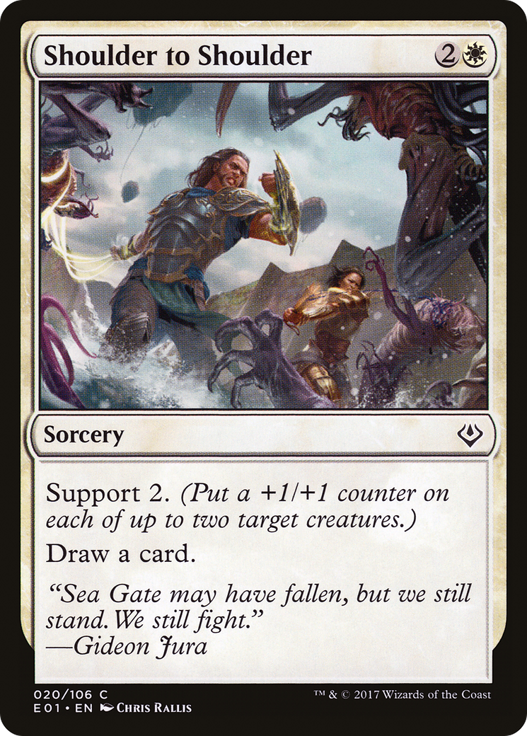Shoulder to Shoulder (AC2-020) [Misc] Archenemy: Nicol Bolas MTG Single Wizards of the Coast