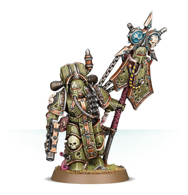 Death Guard: Plague Marine Icon Bearer Warhammer 40k Games Workshop   