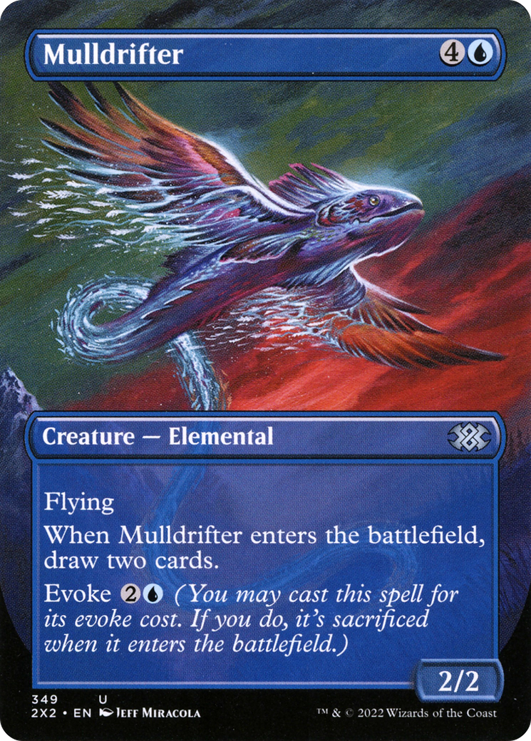 Mulldrifter (2X2-349) [Double Masters 2022] (Borderless) Foil MTG Single Wizards of the Coast