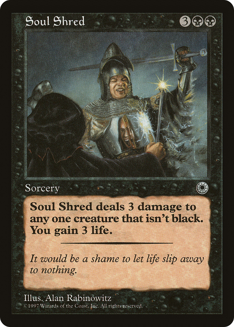 Soul Shred (POR-112) [Misc] Portal MTG Single Wizards of the Coast
