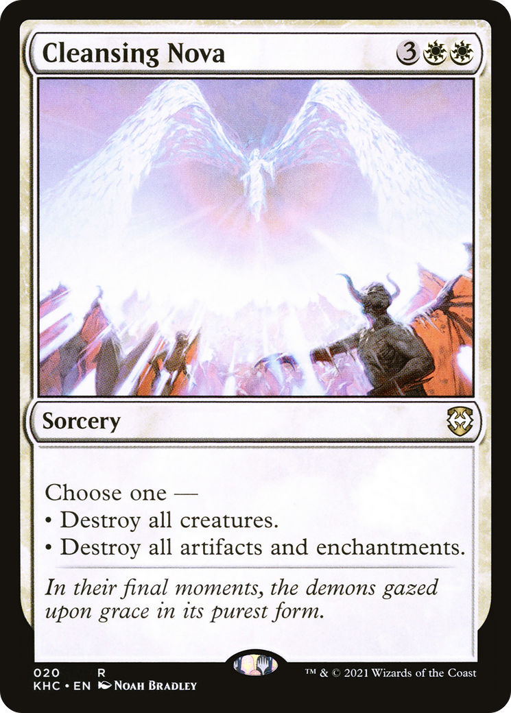 Cleansing Nova (KHC-020) [Kaldheim Commander] MTG Single Wizards of the Coast