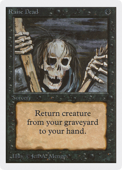 Raise Dead (2ED-123) [Oldschool] Unlimited Edition MTG Single Wizards of the Coast