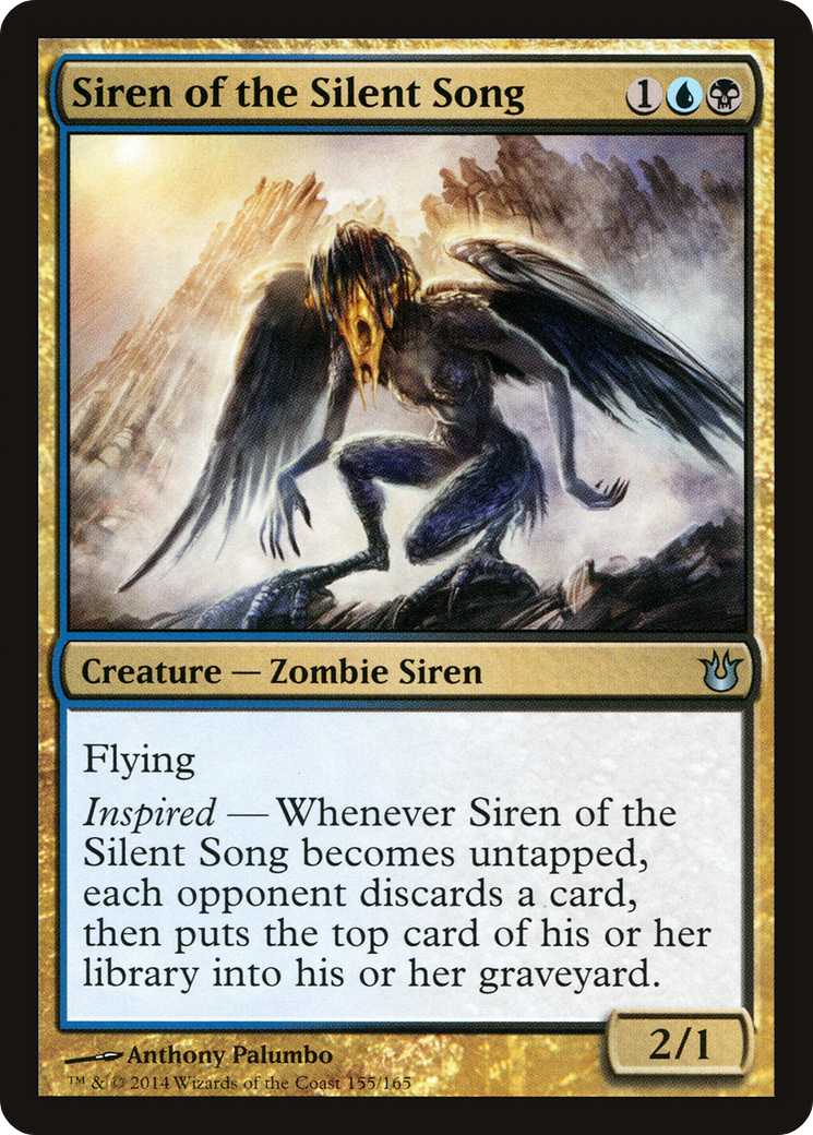 Siren of the Silent Song (BNG-155) [Born of the Gods] MTG Single Wizards of the Coast