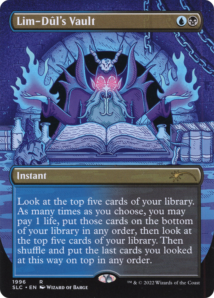 Lim-Dul's Vault (SLC-1996) [Secret Lair] Countdown Kit (Borderless) MTG Single Wizards of the Coast