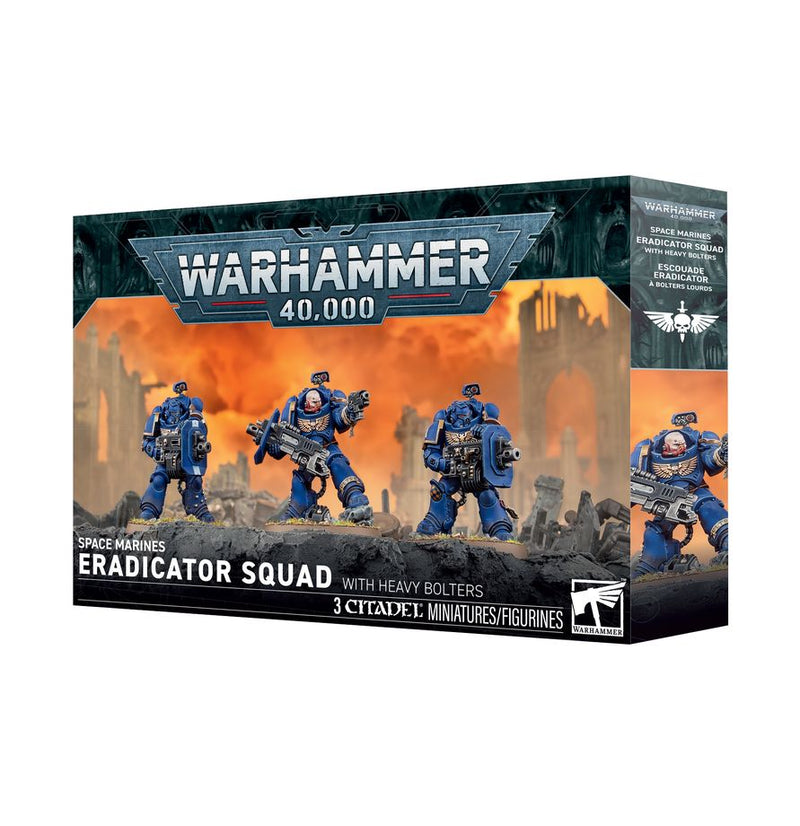 [PREORDER] Space Marines: Eradicator Squad With Heavy Bolters (Release: Sept 19 2026)