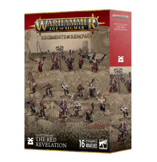 Blades of Khorne: The Red Revelation - Regiment of Renown Age of Sigmar Games Workshop