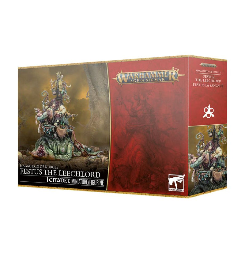 Maggotkin of Nurgle: Festus the Leechlord (Release: Jan 17 2026) Age of Sigmar Games Workshop