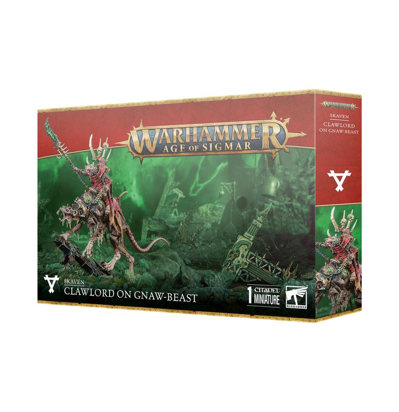 Skaven: Clawlord on Gnaw-Beast (WO) Age of Sigmar Games Workshop   