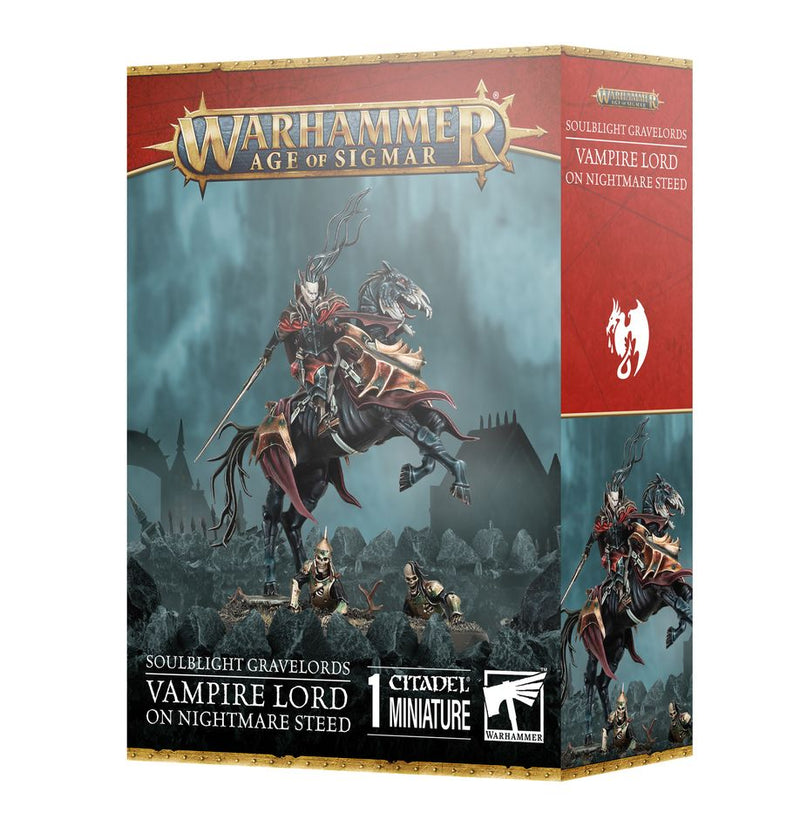 Soulblight Gravelords: Vampire Lord on Nightmare Steed Age of Sigmar Games Workshop