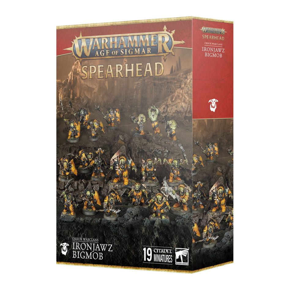Spearhead: Orruk Warclans - Ironjawz Bigmob Age of Sigmar Games Workshop