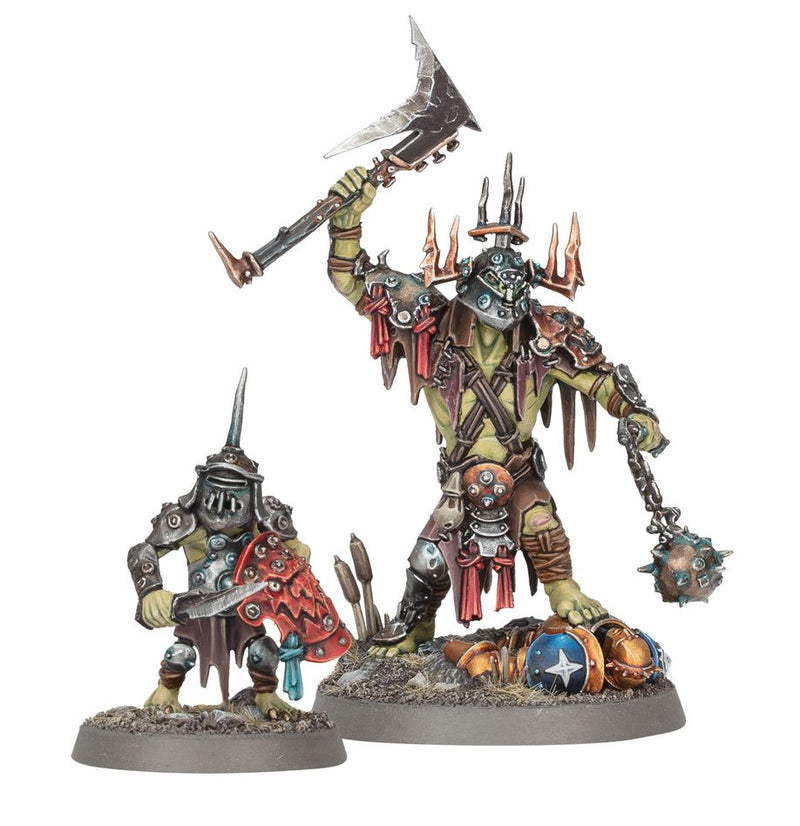 Orruk Warclans: Killaboss with Stab-Grot (WO) Age of Sigmar Games Workshop