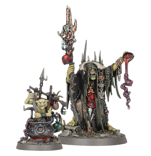 Orruk Warclans: Swampcalla Shaman with Pot-Grot (WO) Age of Sigmar Games Workshop
