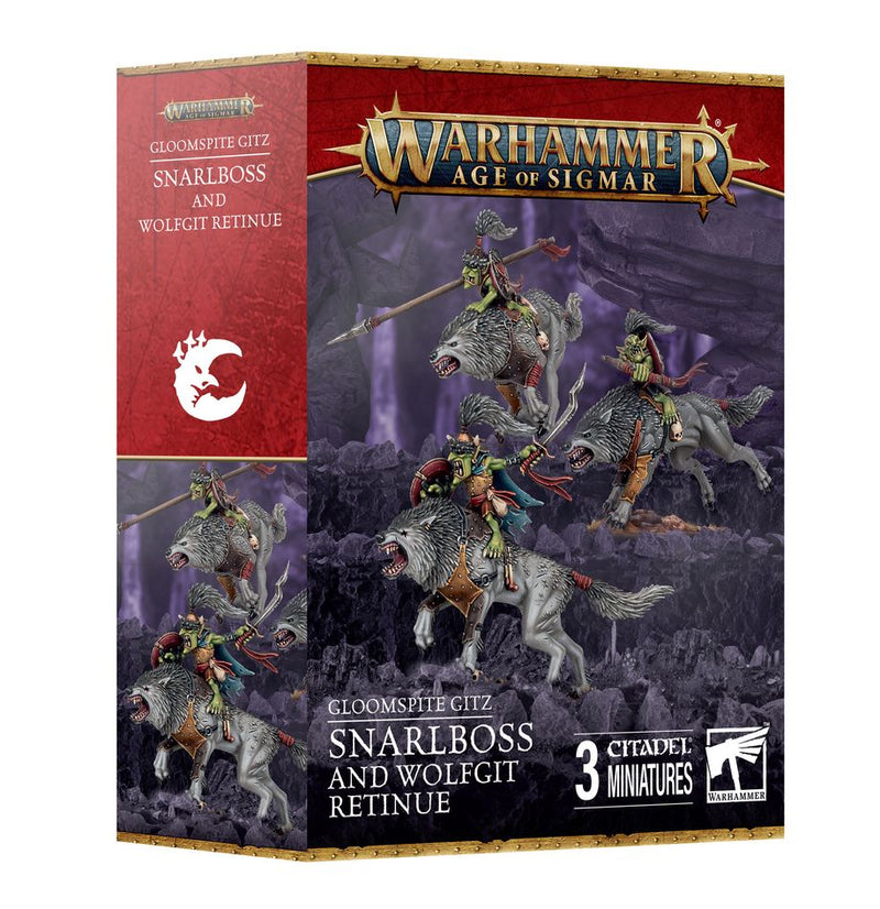Gloomspite Gitz: Snarlboss & Wolfgit Retinue Age of Sigmar Games Workshop