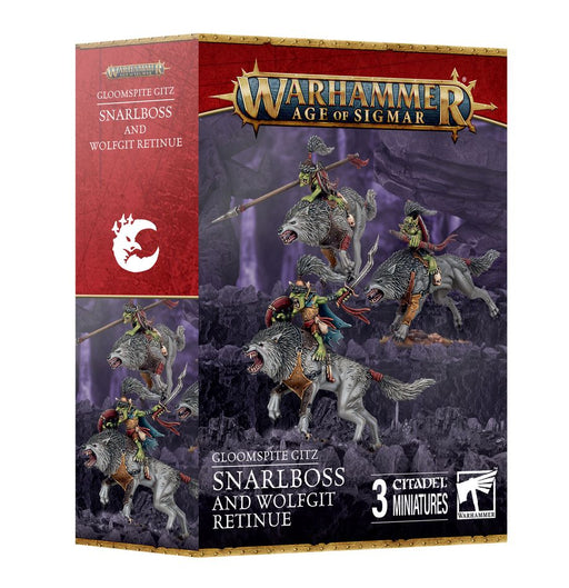 Gloomspite Gitz: Snarlboss & Wolfgit Retinue Age of Sigmar Games Workshop
