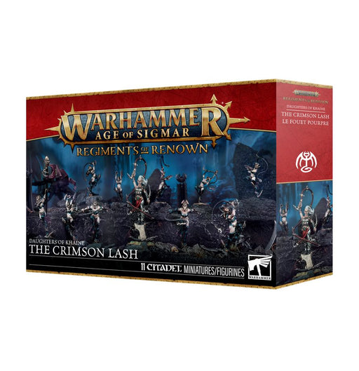 Daughters of Khaine: Regiment of Renown - The Crimson Lash Age of Sigmar Games Workshop