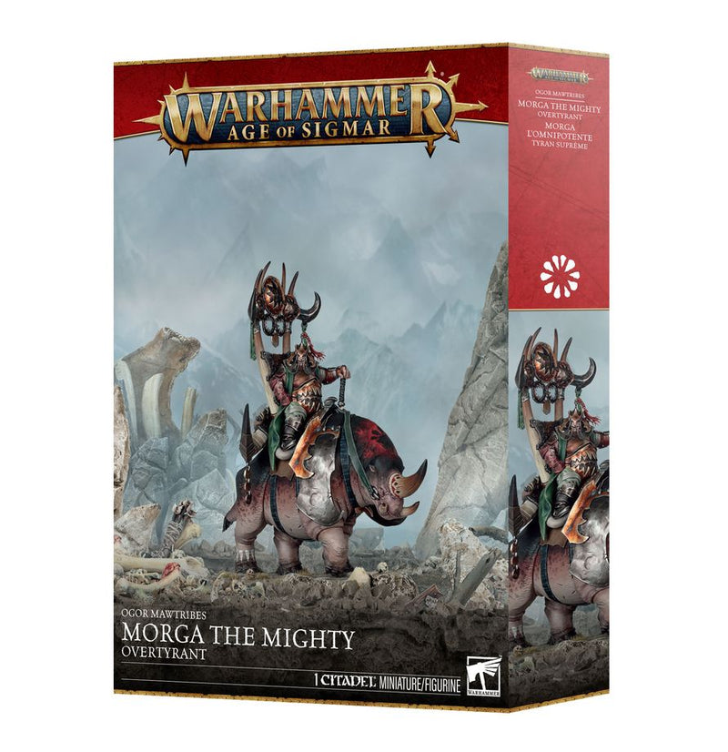 [PREORDER] Ogor Mawtribes: Morga the Mighty – Overtyrant / Tyrant on Glutthorn (Release: August 29 2026)
