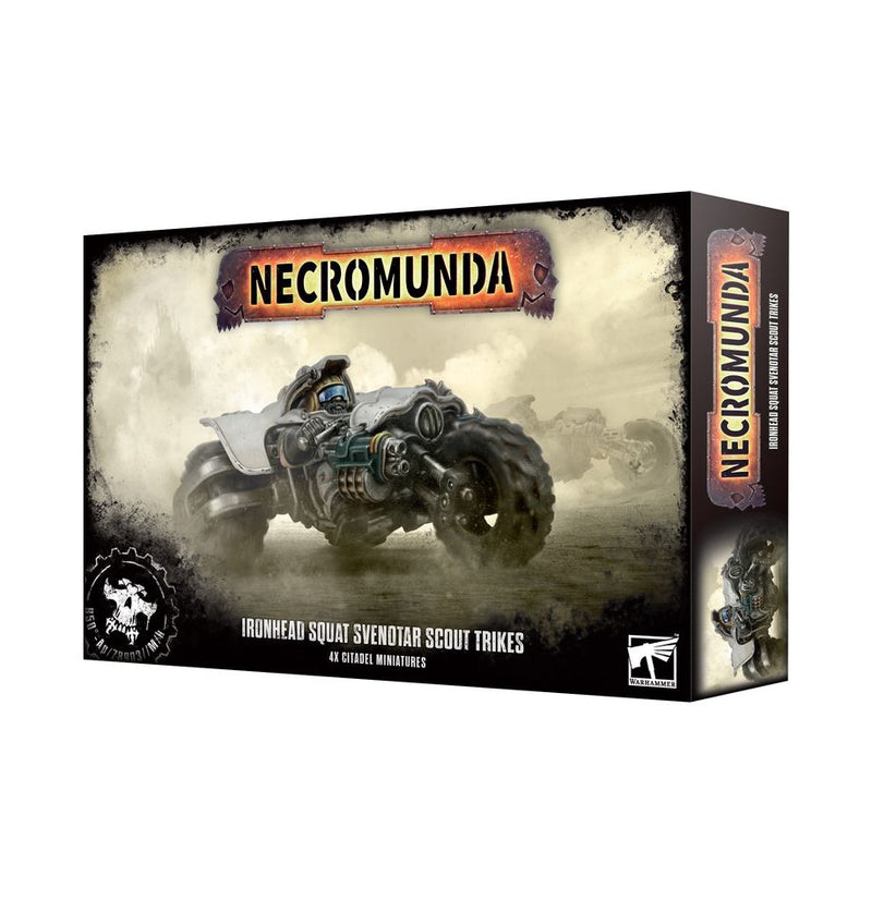 Necromunda: Ironhead Squat Svenotar Scout Trikes Necromunda Games Workshop