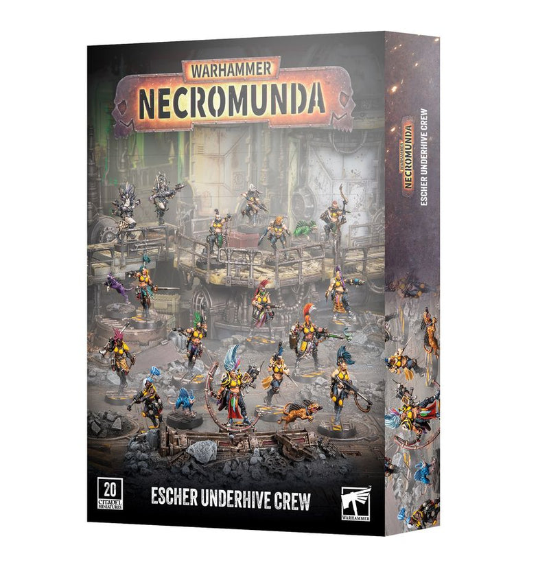 [PREORDER] Warhammer: Necromunda Skirmish - Escher Underhive Crew (Release: Aug 15 2026)