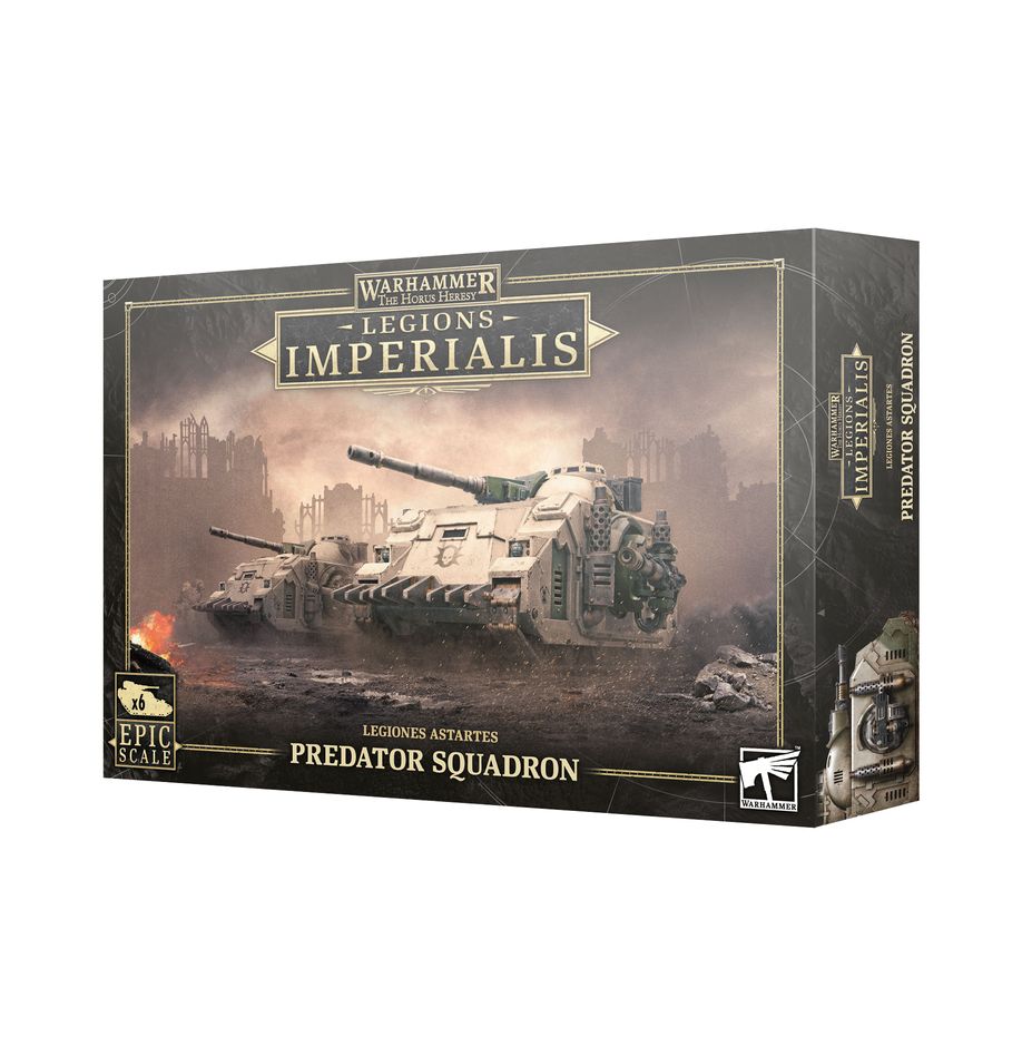 Legions Imperialis: Legiones Astartes Predator Squadron Adeptus Titanicus Games Workshop   
