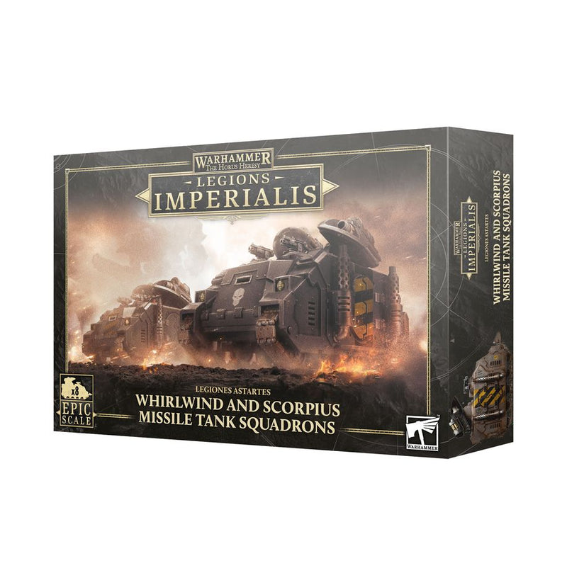 Legions Imperialis: Legiones Astartes Whirlwind and Scorpius Missile Tank Squadrons Adeptus Titanicus Games Workshop