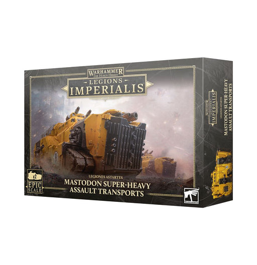 Legions Imperialis: Legiones Astartes Mastodon Super-heavy Assault Transports Adeptus Titanicus Games Workshop
