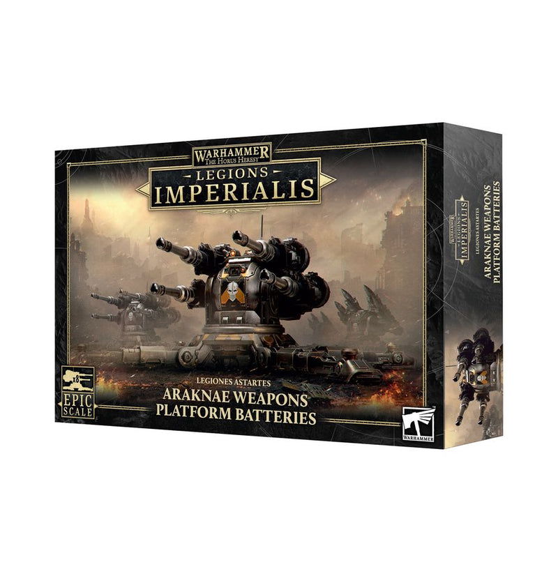 Legions Imperialis: Araknae Weapons Platform Batteries Adeptus Titanicus Games Workshop