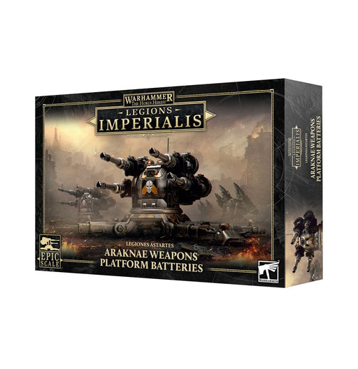 Legions Imperialis: Araknae Weapons Platform Batteries Adeptus Titanicus Games Workshop