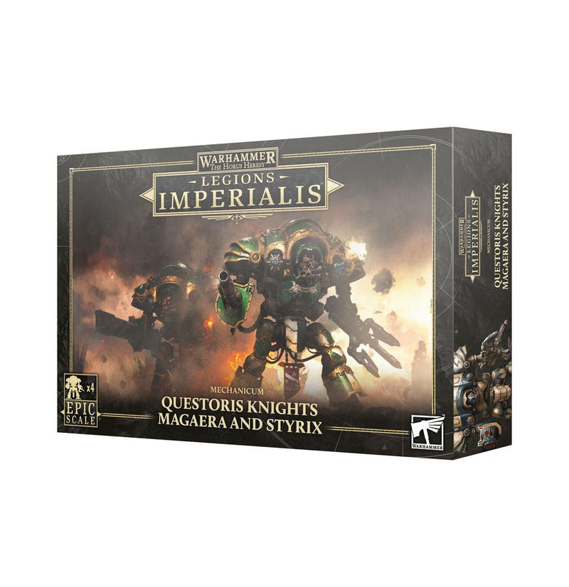 Legions Imperialis: Mechanicum Questoris Knights Magaera and Styrix Adeptus Titanicus Games Workshop