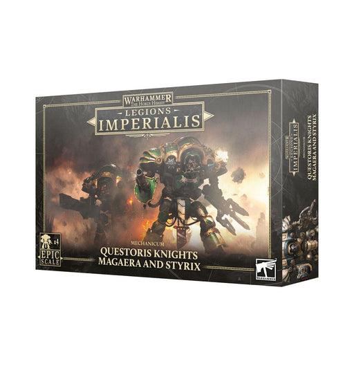 Legions Imperialis: Mechanicum Questoris Knights Magaera and Styrix Adeptus Titanicus Games Workshop
