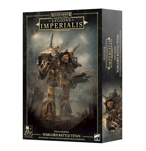 [PREORDER] Legions Imperialis: Warlord Titan with Quake Cannon and Conversion Beam Extirpator (Release: Aug 1 2026) Adeptus Titanicus Games Workshop