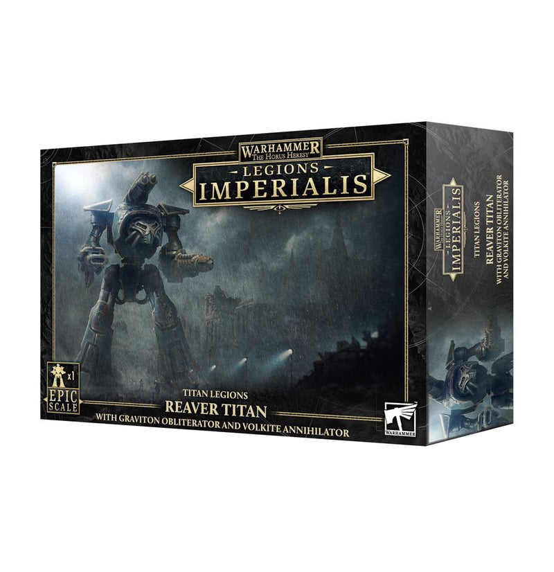[PREORDER] Legions Imperialis: Reaver Titan with Graviton Obliterator and Volkite Annihilator (Release: Aug 1 2026)
