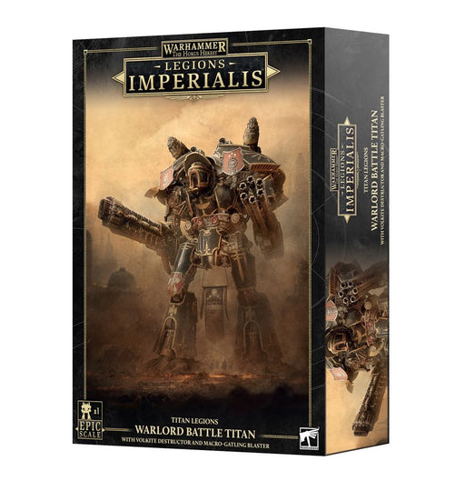 [PREORDER] Legions Imperialis: Warlord Titan with Volkite Destructor and Macro-Gatling Blaster (Release: Aug 1 2026) Adeptus Titanicus Games Workshop