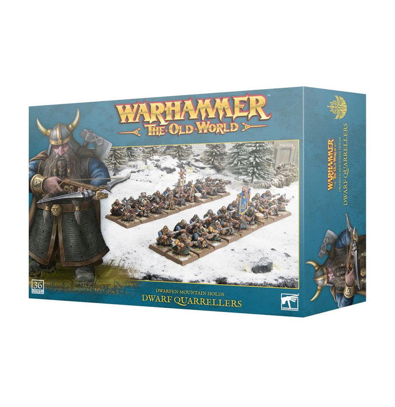 Dwarfen Mountain Holds: Quarrellers / Thunderers The Old World Games Workshop   