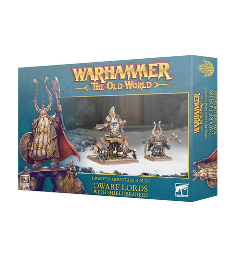 Dwarfen Mountain Holds: Dwarf Lords with Shieldbearers The Old World Games Workshop   