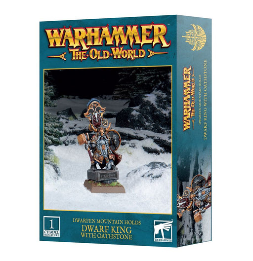Dwarfen Mountain Holds: Dwarf King with Oathstone The Old World Games Workshop   