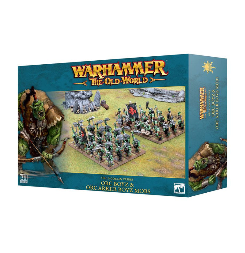 Orc & Goblin Tribes: Orc Boyz & Orc Arrer Boyz Mob The Old World Games Workshop   