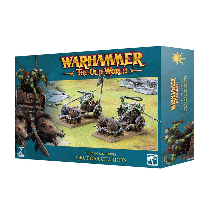 Orc & Goblin Tribes: Orc Boar Chariots The Old World Games Workshop   