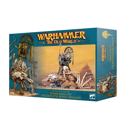 Tomb Kings of Khemri: Tomb King on Necrolith Bone Dragon The Old World Games Workshop   