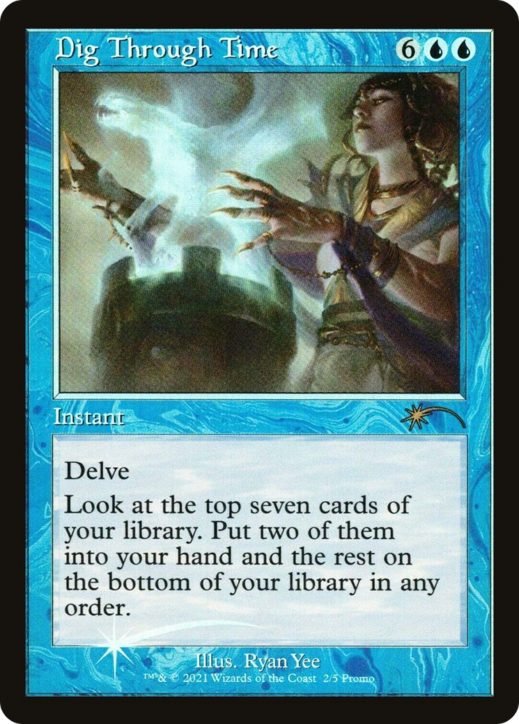 Dig Through Time (WPN-002) [Misc] Love Your LGS 2021 Foil MTG Single Wizards of the Coast