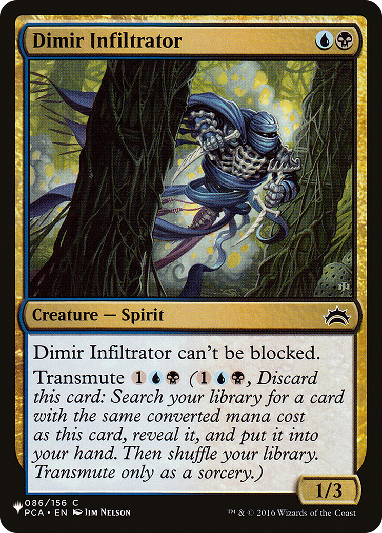 Dimir Infiltrator (LIST-086/156) [Mystery Booster] The List MTG Single Wizards of the Coast