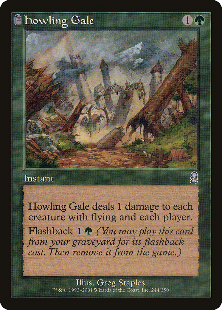 Howling Gale (ODY-244) [Odyssey] MTG Single Wizards of the Coast