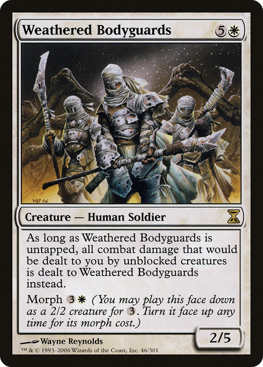 Weathered Bodyguards (TSP-046) [Time Spiral] MTG Single Wizards of the Coast