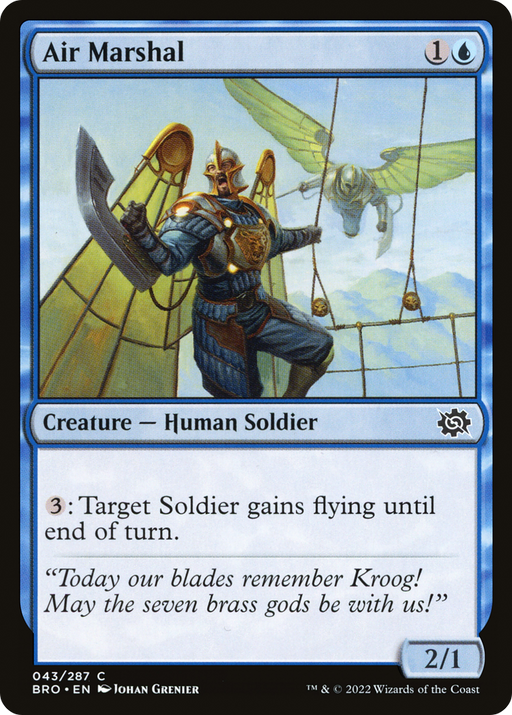 Air Marshal (BRO-043) [The Brothers' War] Foil MTG Single Wizards of the Coast