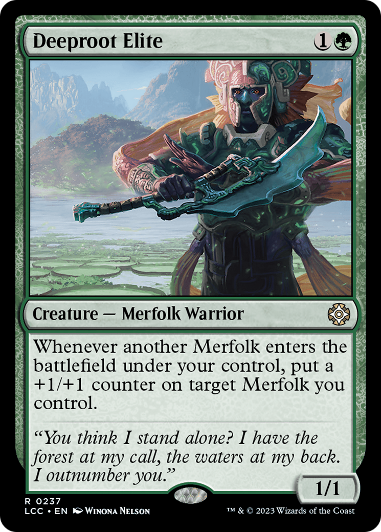 Deeproot Elite (LCC-237) [The Lost Caverns of Ixalan Commander] MTG Single Wizards of the Coast